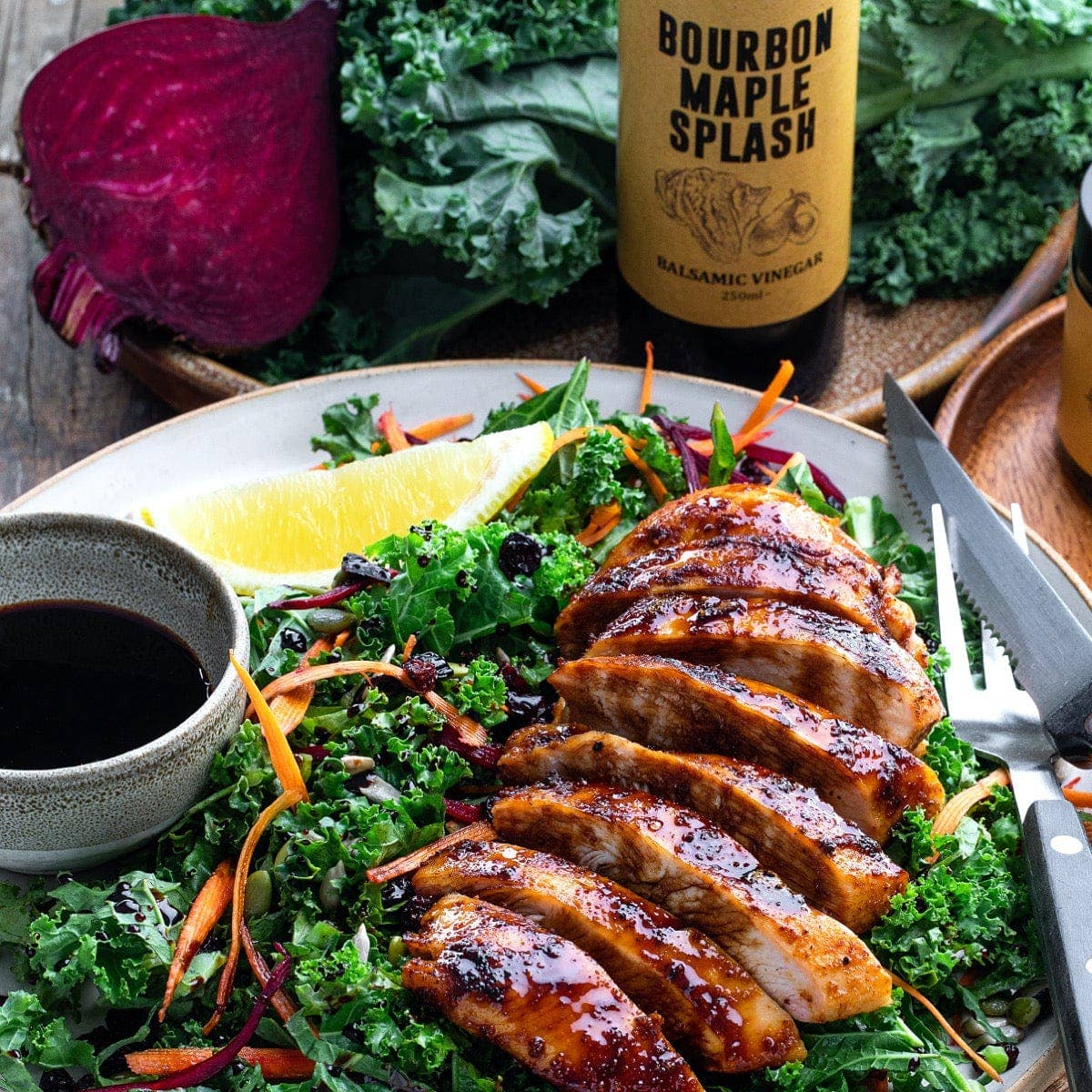 Tweed Real Food Bourbon Maple Splash Balsamic Vinegar 250ml