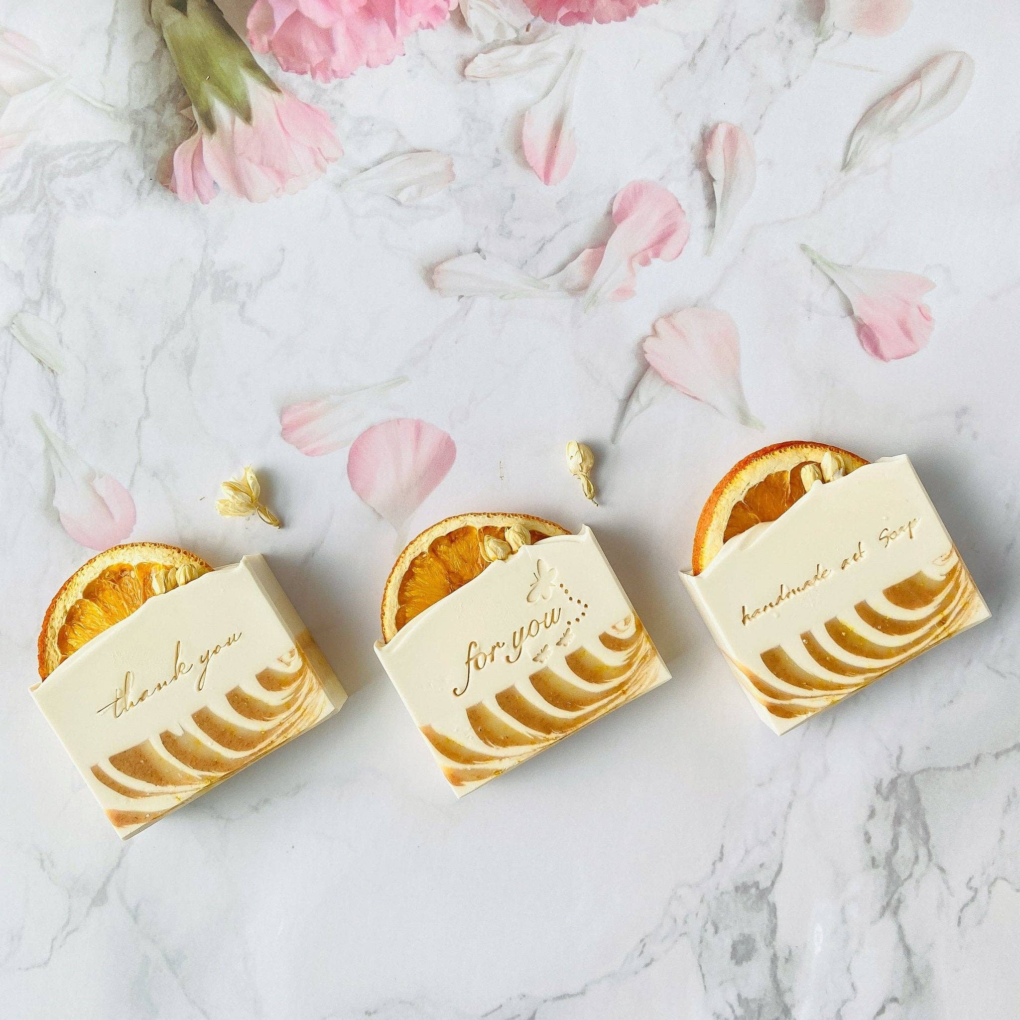 Orange & Jasmin Joy Handmade Soap Bar | Rosemary & Lime Scent
