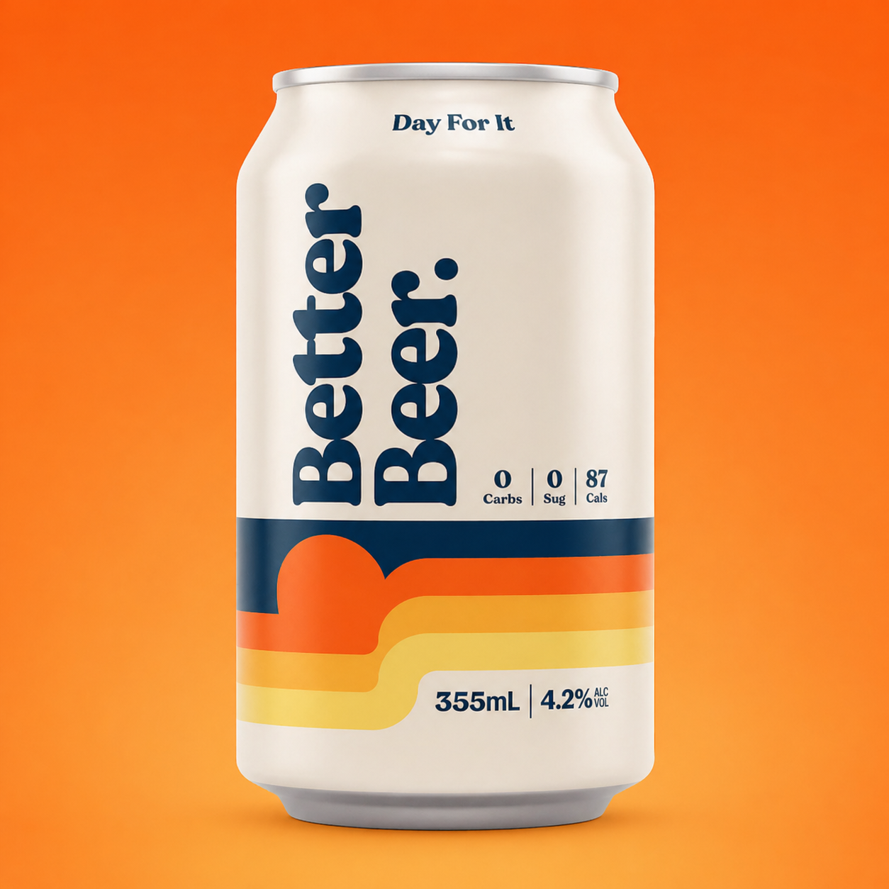 Better Beer Zero Carb Lager Can 355mL