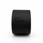 Black silicone grip for water bottle