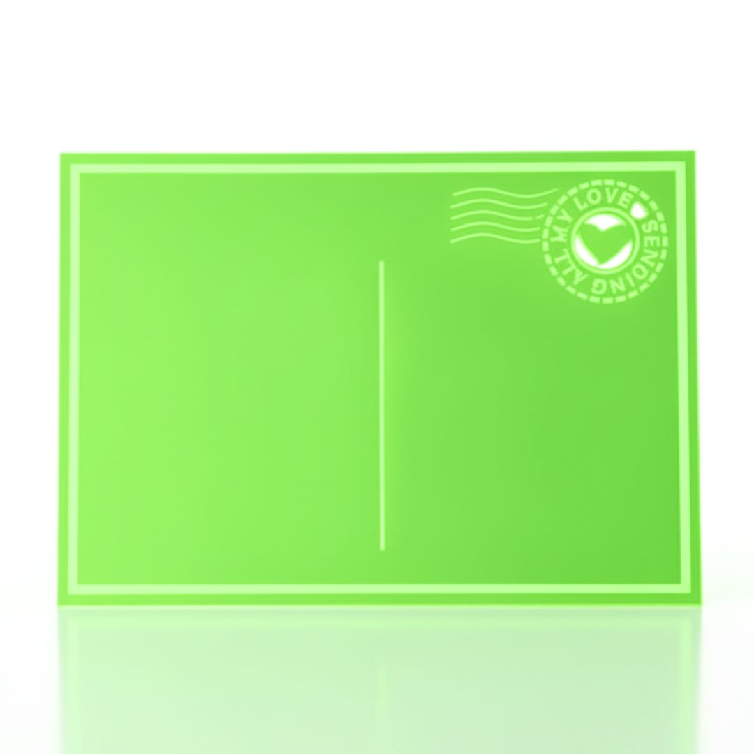Hard Card – Personalised Acrylic Greeting Card