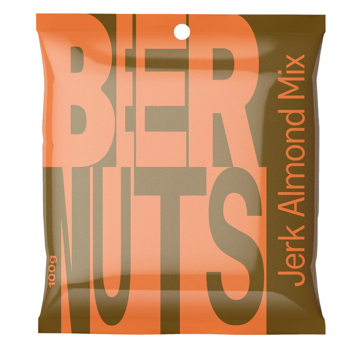 Really Good Beer Nut Bag Jerk Almond 100g