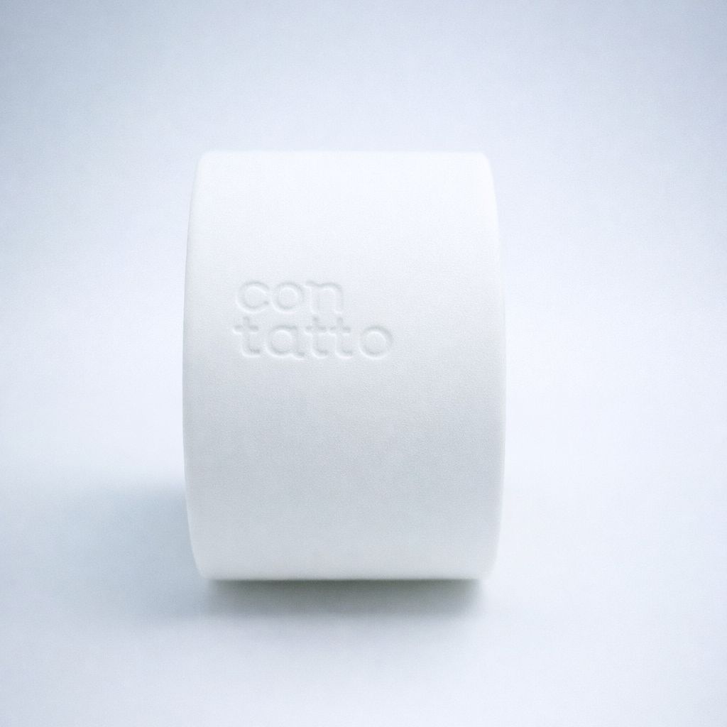 white silicone grip band for con-tatto bottles