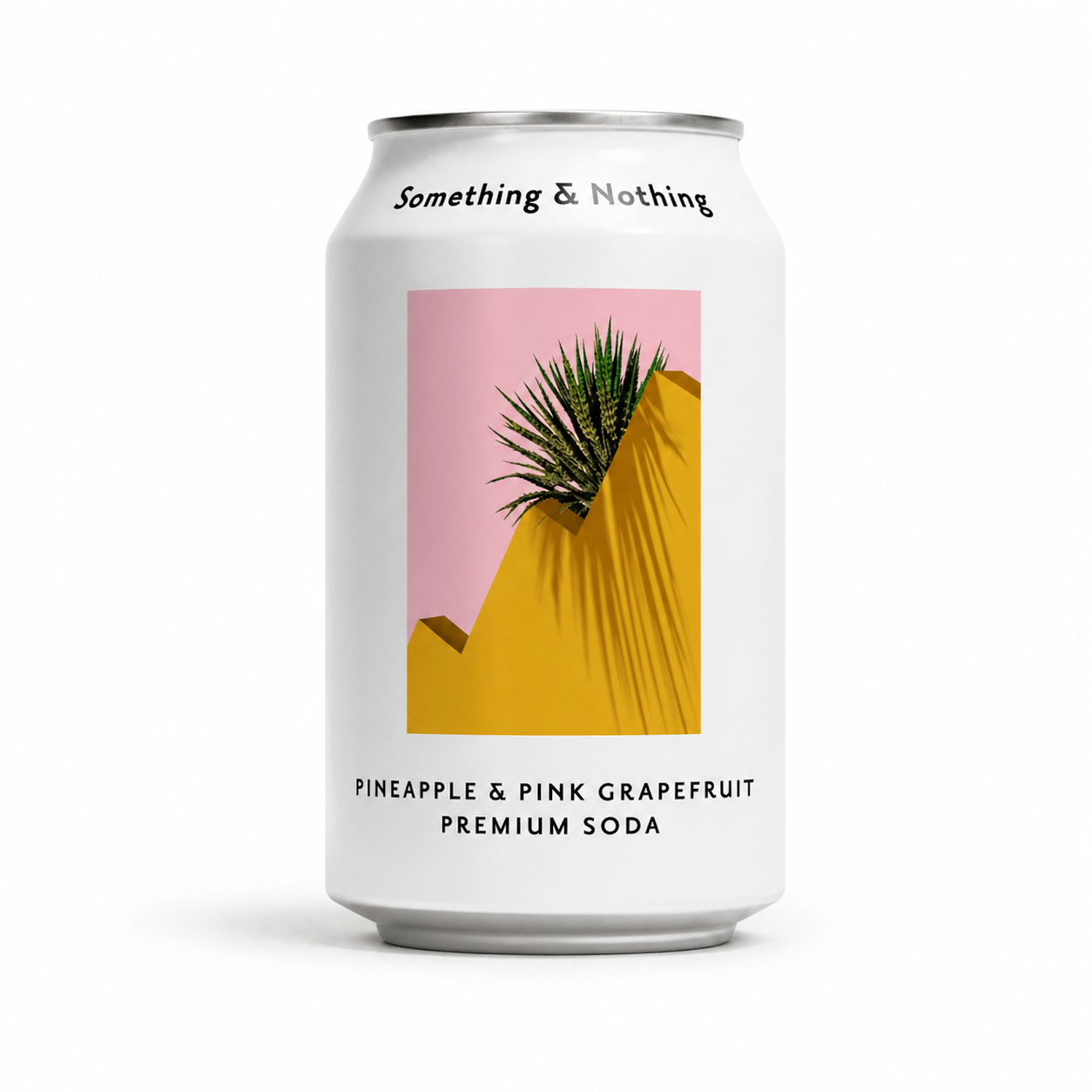 Something & Nothing Pineapple & Pink Grapefruit Premium Soda 330ml
