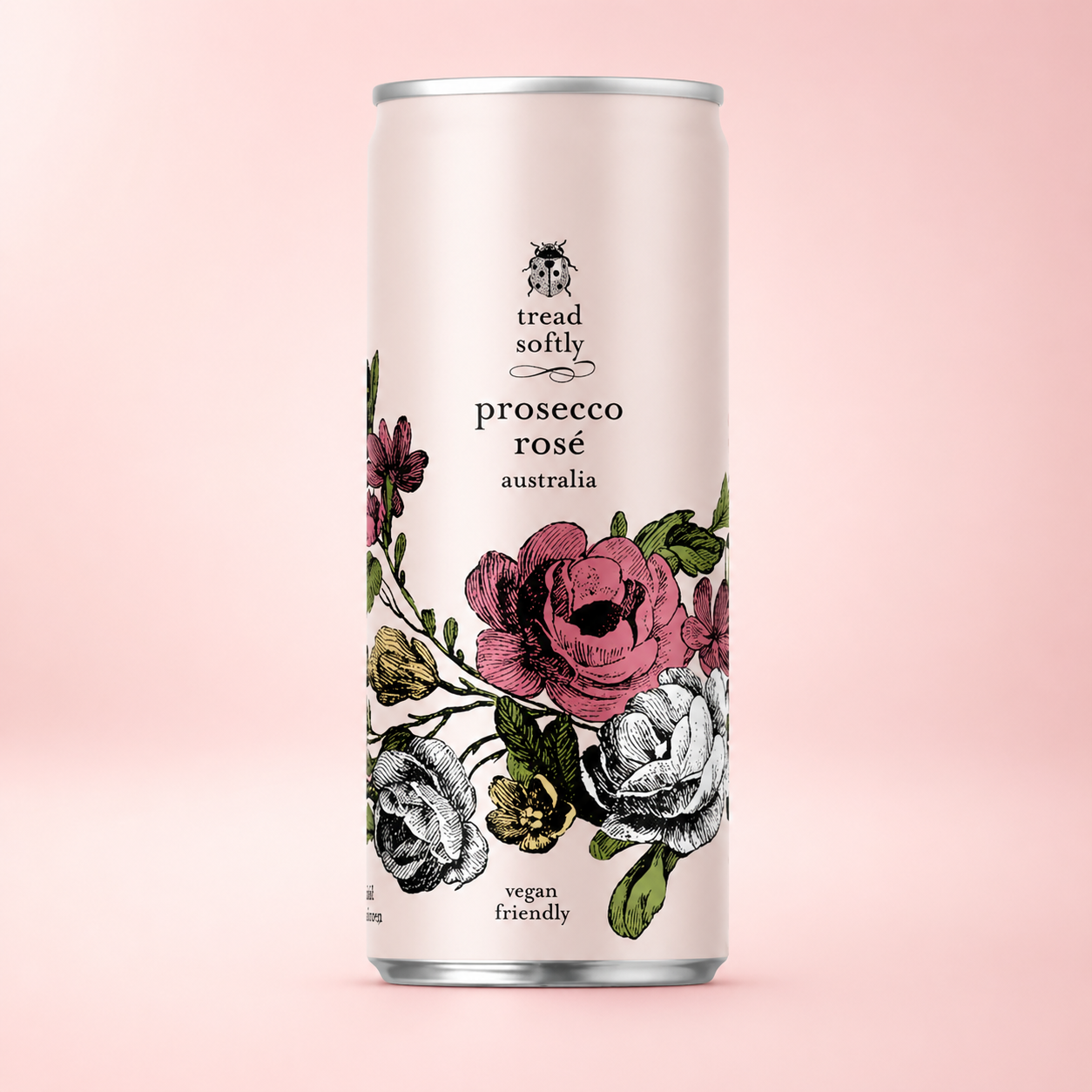 Tread Softly Prosecco Rosé Can 250mL