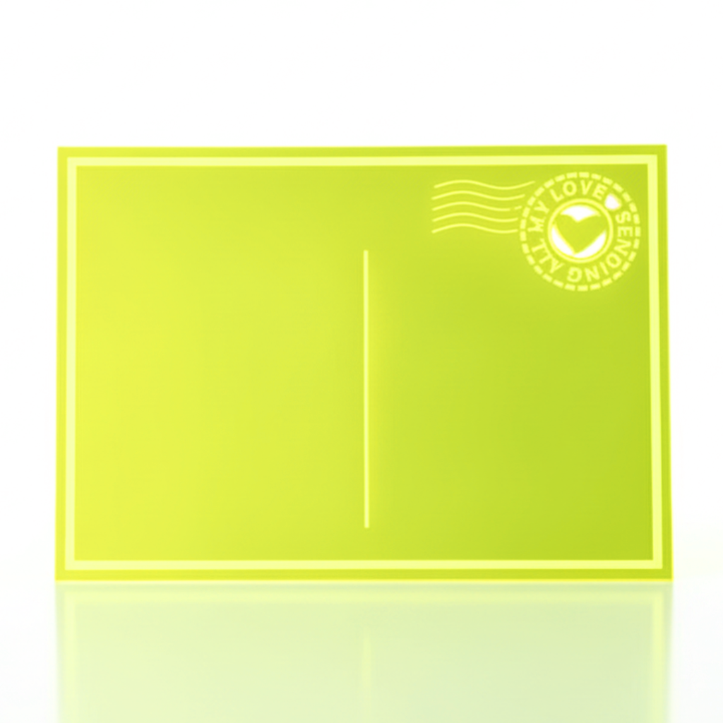 Hard Card – Personalised Acrylic Greeting Card
