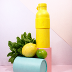 Yellow Con-tatto water bottle by GOTSENT