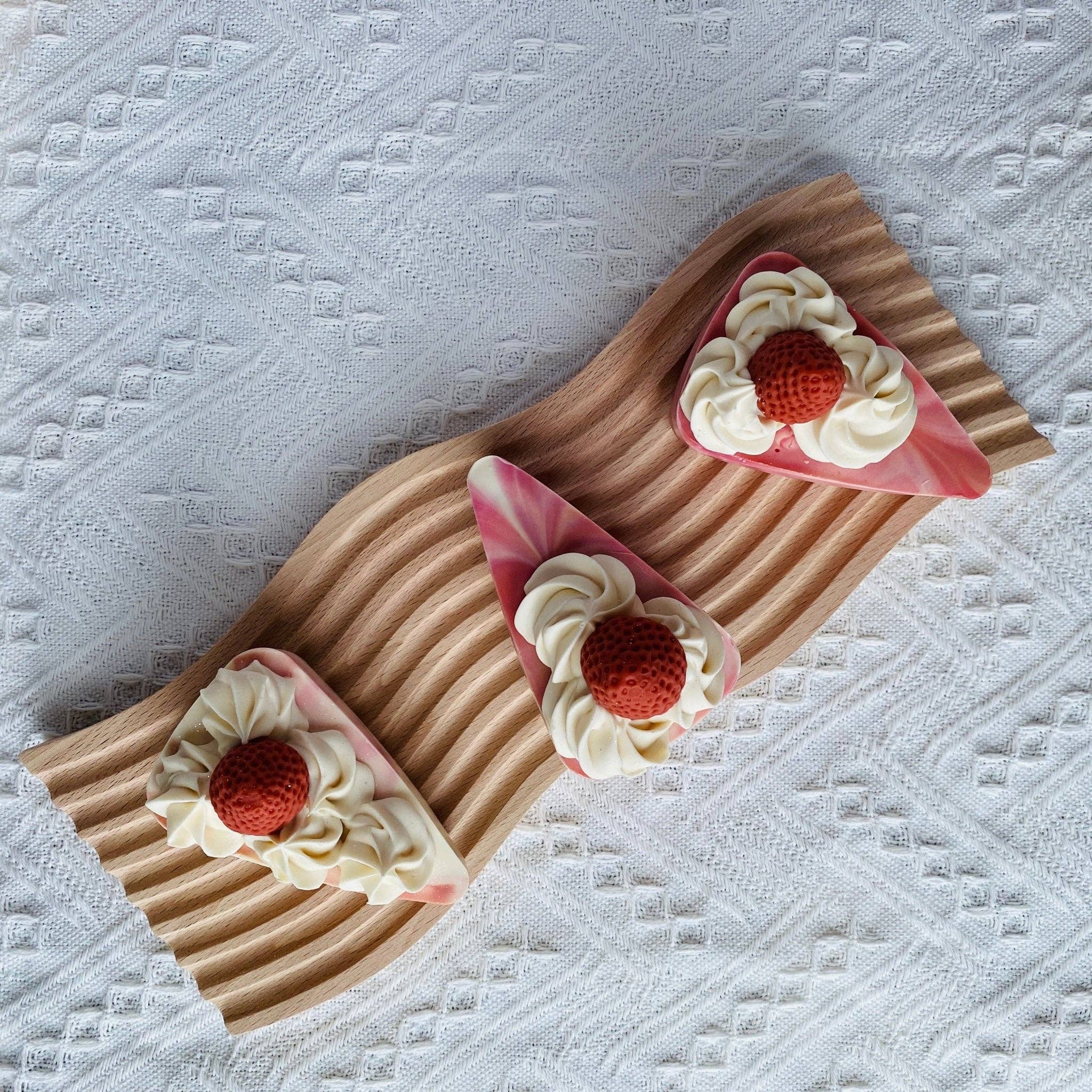 Cottage Spongecake Handmade Soap Bar | Strawberry Milk Scent